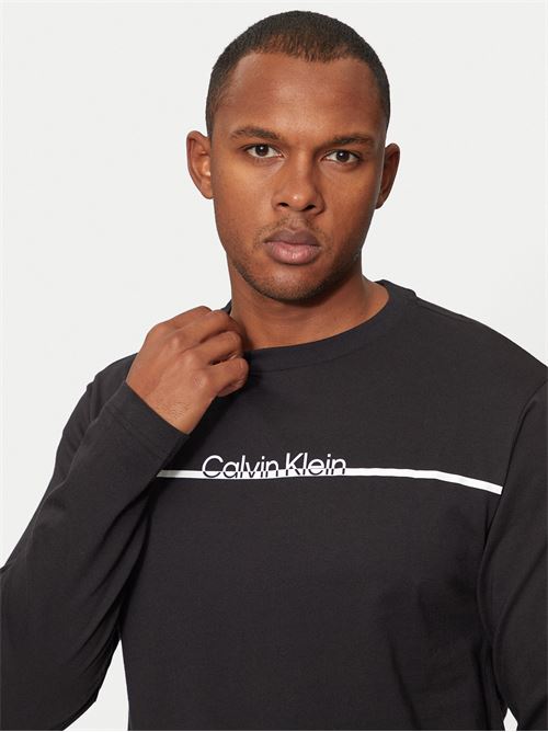 SPLIT LINE LOGO LS T CALVIN KLEIN | K10K114343/BEH